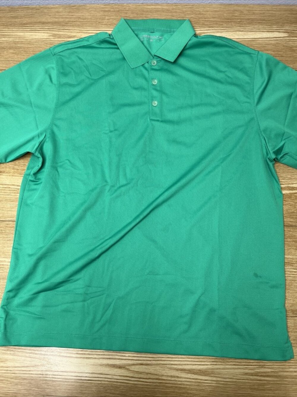 Nike Golf Tennis Mens Polo Shirt Short Sleeve Green Athletic Performance Size XL